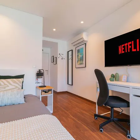 7min To Uni Se-velha - Ac - Work Desk - 300mbs Wifi *